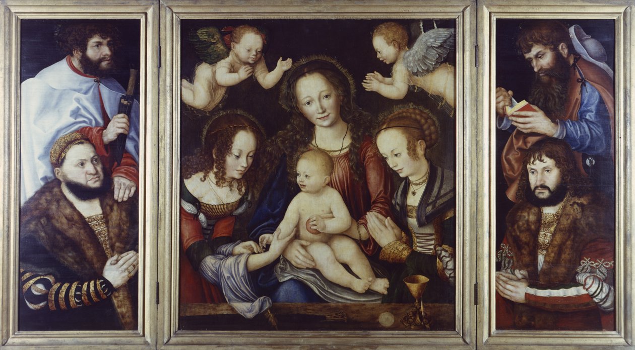 Fürstenaltar, 1510-12 von Lucas Cranach the Elder
