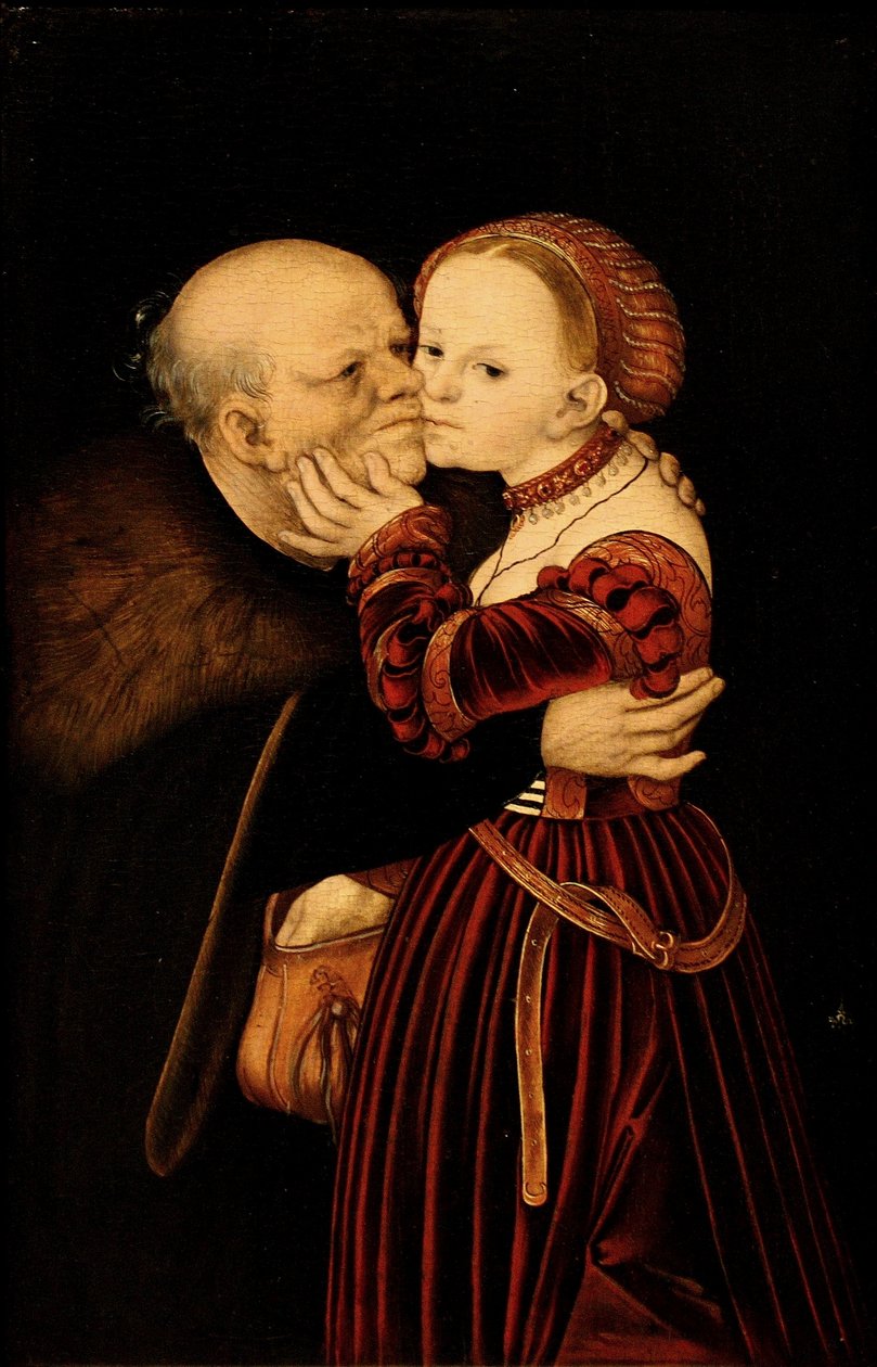 Der alte Narr von Lucas Cranach the Elder