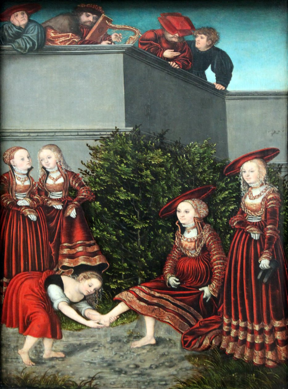 David und Bathseba von Lucas Cranach the Elder