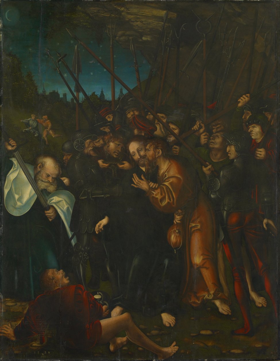 Gefangennahme Christi von Lucas Cranach the Elder