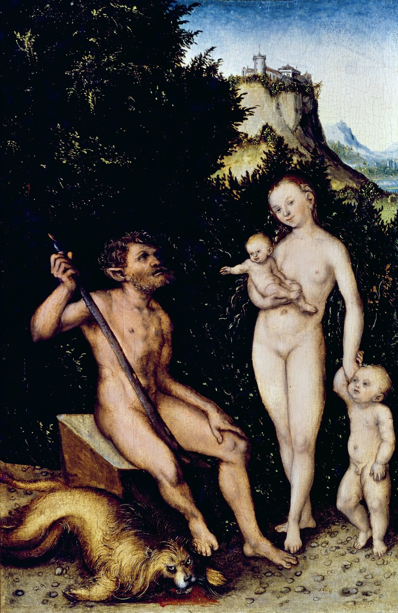 Die Faun-Familie von Lucas Cranach the Younger