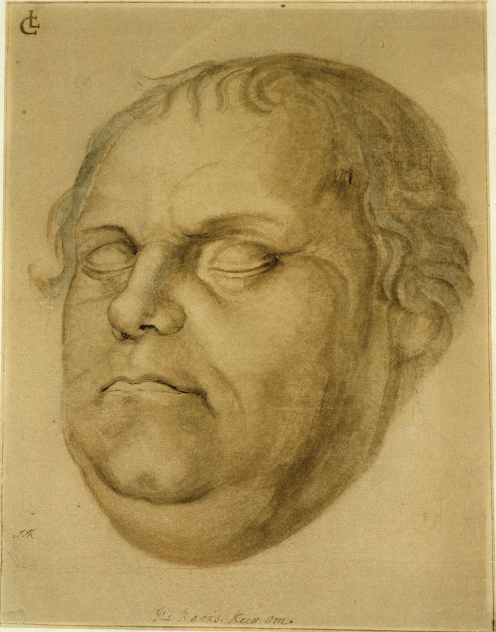 Posthumes Porträt, Martin Luther, 1546 von Lucas Fortenagl