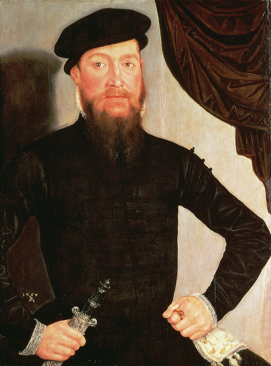 Porträt eines Mannes, 1564 von Lucas the Younger Cranach