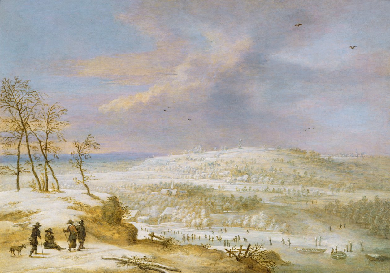 Winter, 17. Jahrhundert von Lucas van Uden