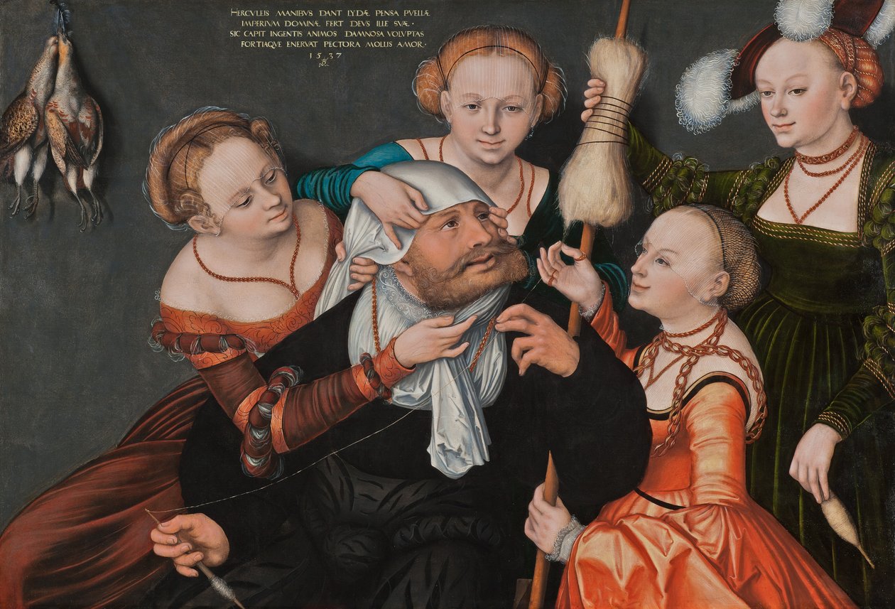 Herkules mit Omphale von Lucas Cranach the Elder