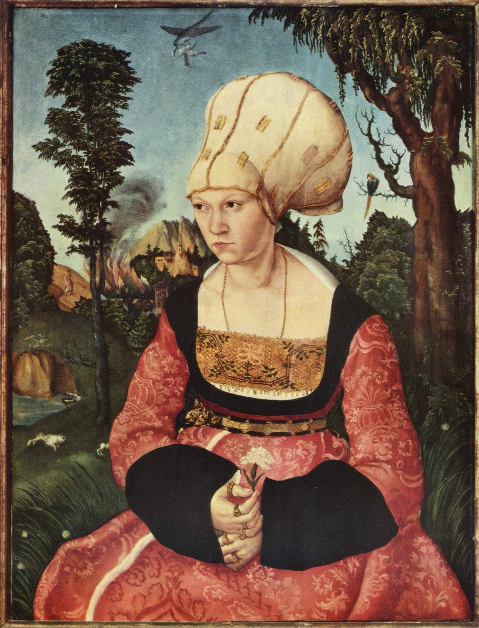 Porträt von Anna Cuspinian von Lucas Cranach the Elder
