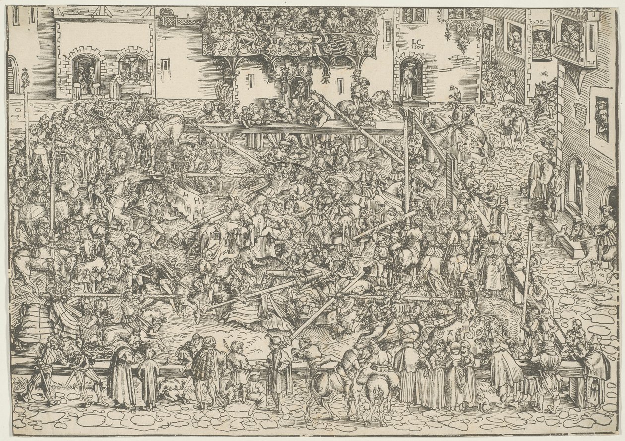 Das erste Turnier von Lucas Cranach the Elder
