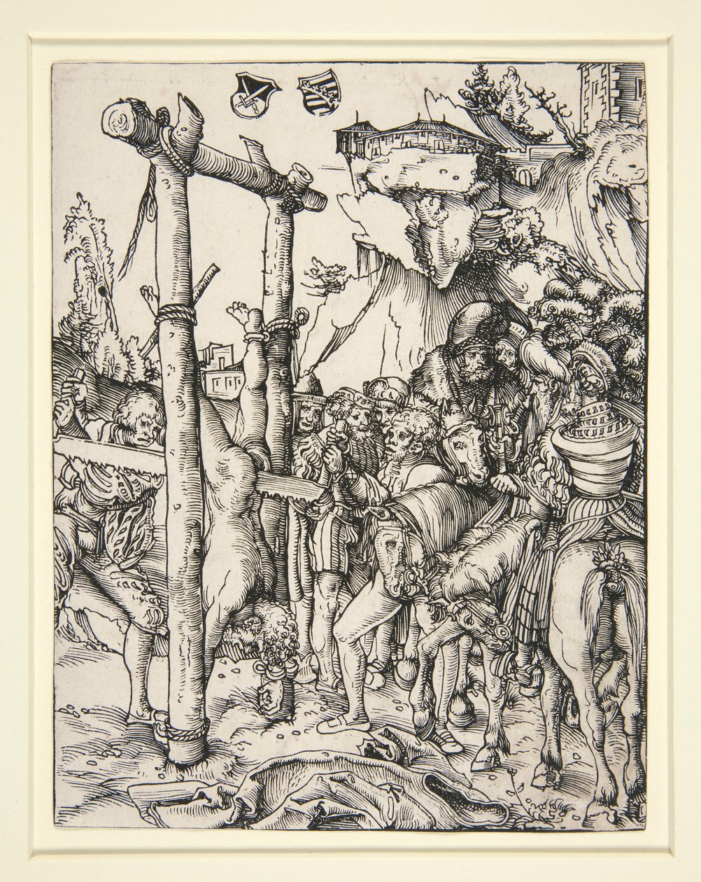 Das Martyrium des Heiligen Simon von Lucas Cranach the Elder
