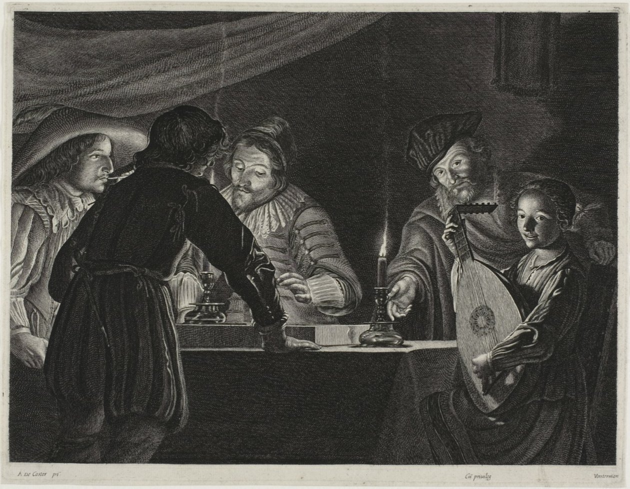 Backgammon-Spieler von Lucas Emil Vorsterman