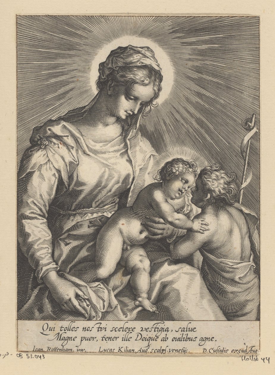 Maria mit Kind und Johannes dem Täufer von Lucas Kilian