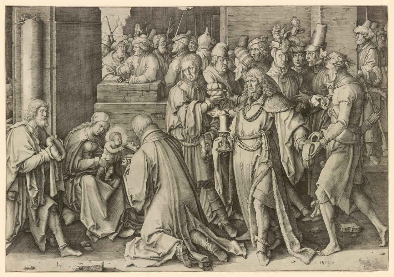 Anbetung der Könige von Lucas van Leyden