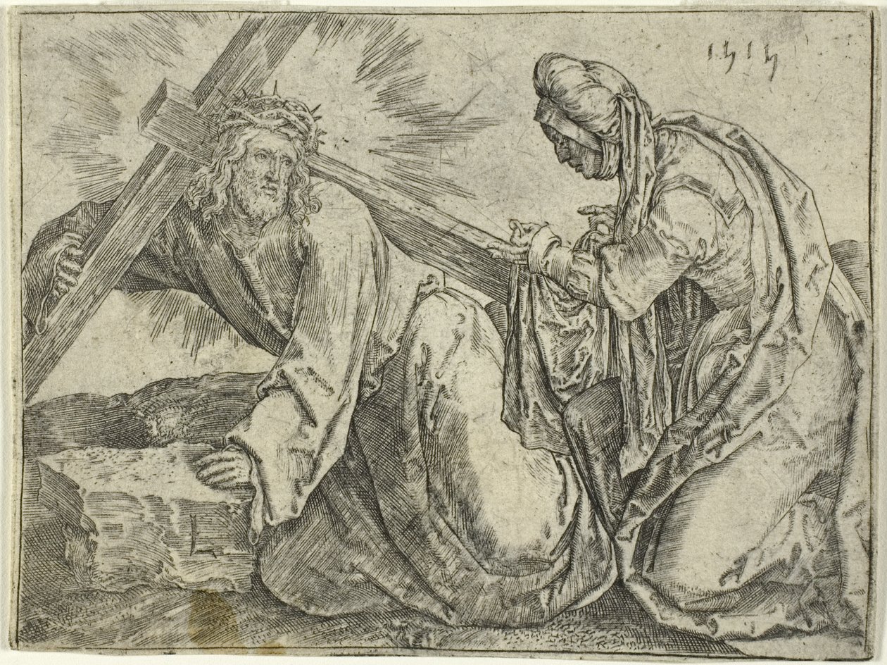 Christus trägt das Kreuz von Lucas van Leyden