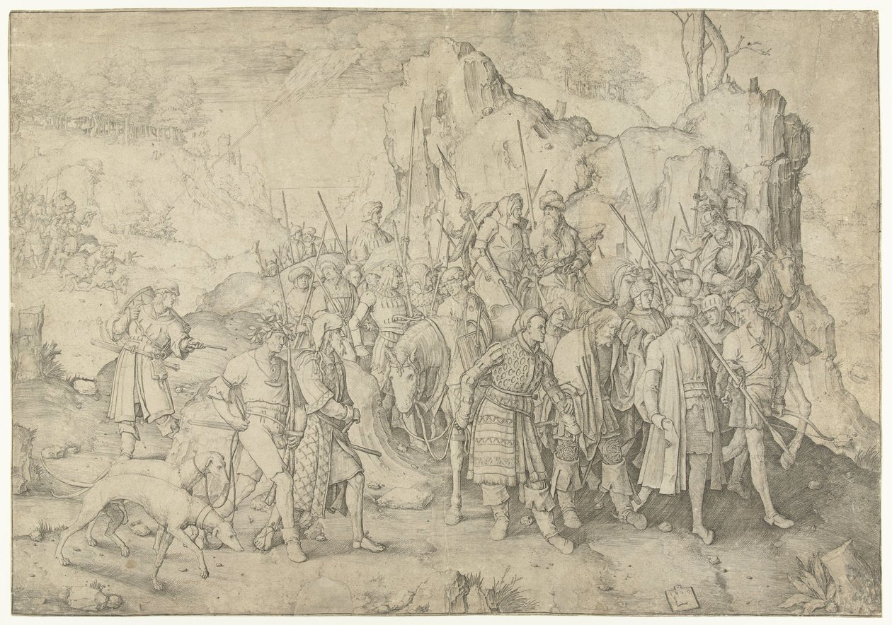 Die Bekehrung des Paulus von Lucas van Leyden