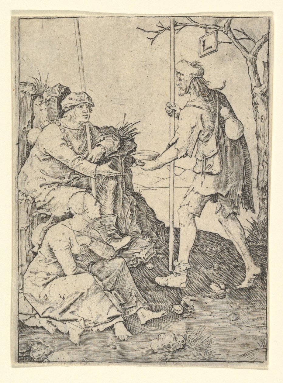 Die Bettler, ca. 1509 von Lucas van Leyden