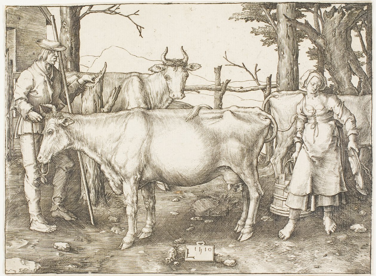 Die Milchmagd von Lucas van Leyden