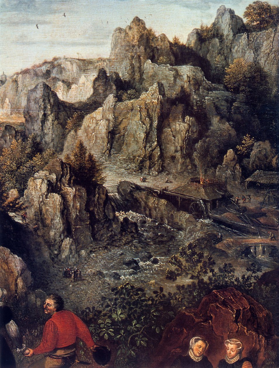 Das Landfest, (Detail), 1576 von Lucas van Valckenborch
