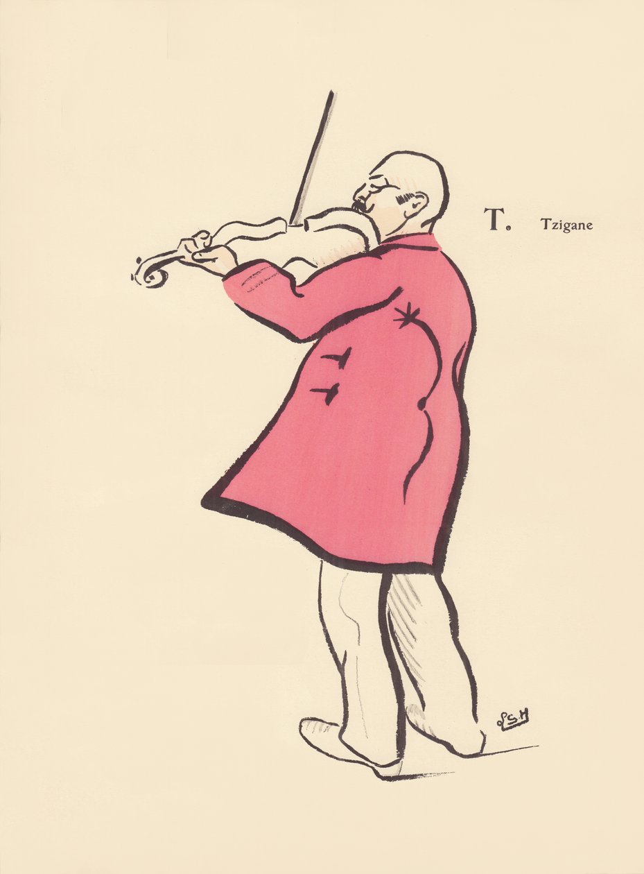 T. Zigeuner von Lucien L. (active 1904) Henreaux