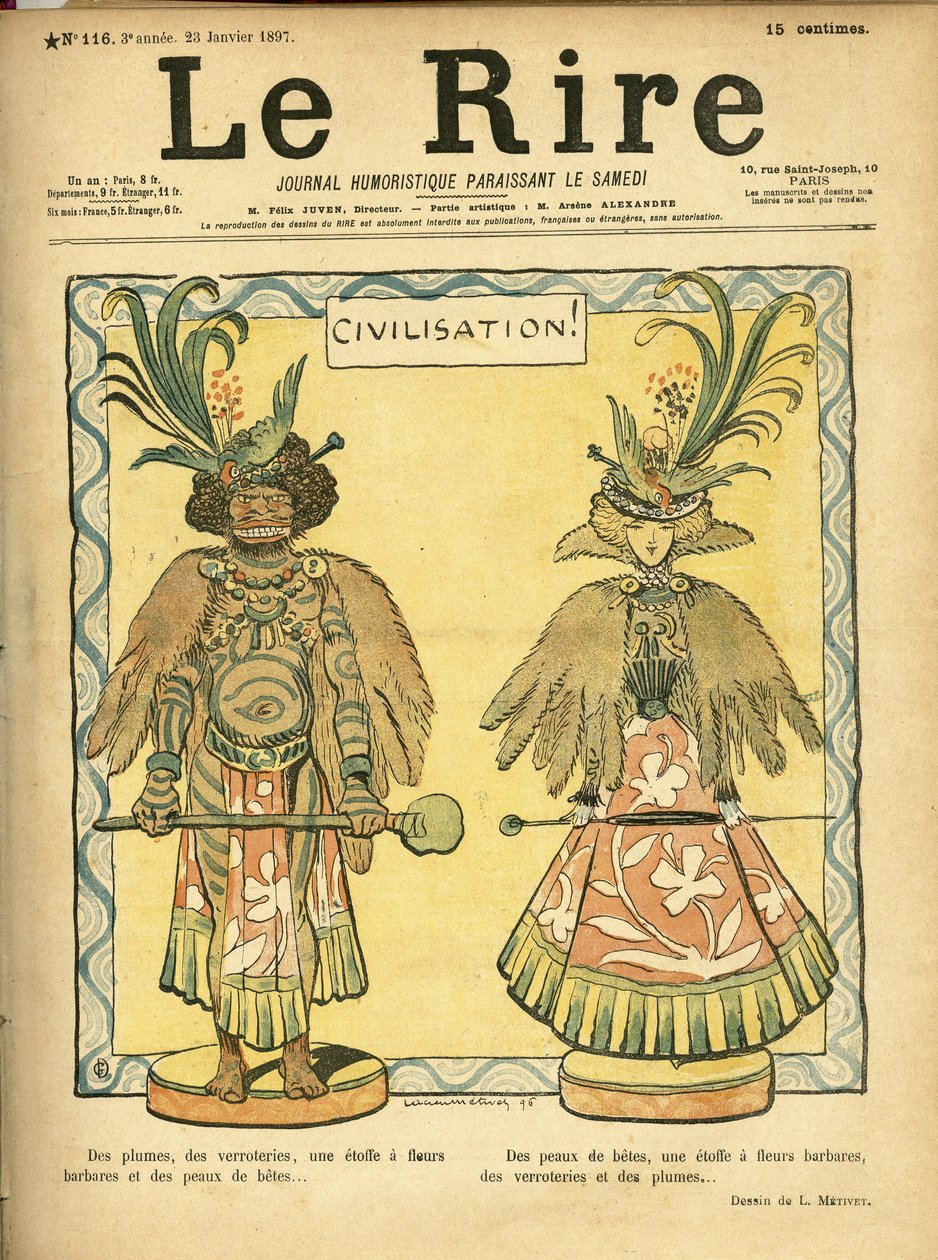 Titelblatt von "Le Rire" von Lucien Metivet