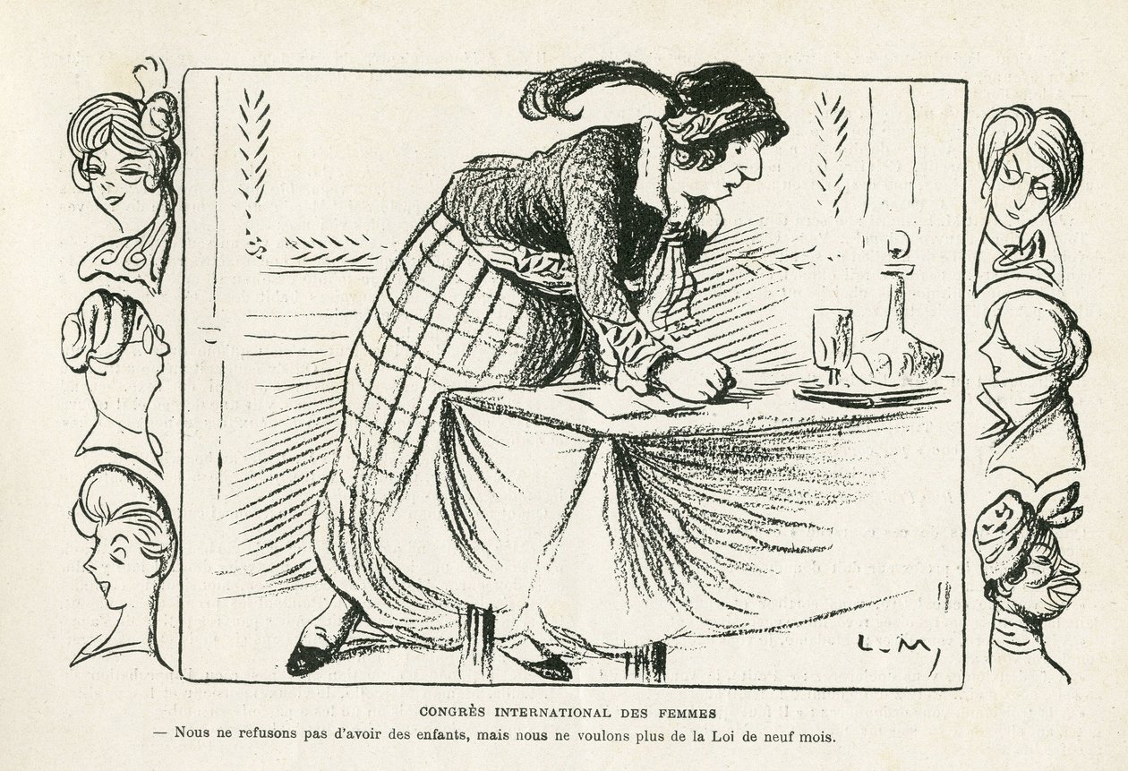 Illustration in Le Rire von Lucien Metivet