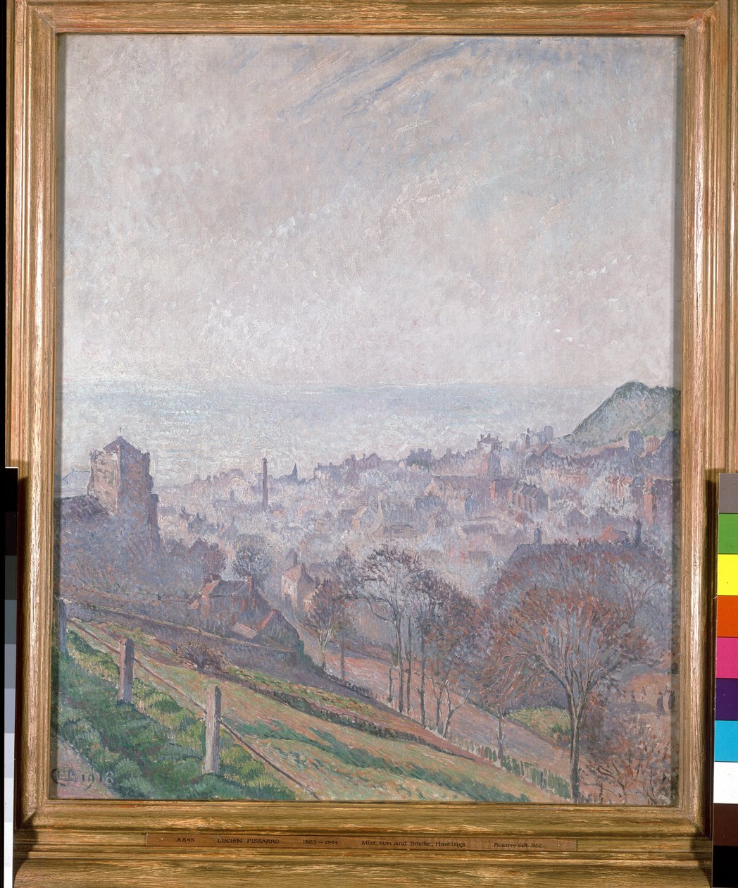 Hastings: Nebel, Sonne und Rauch von Lucien Pissarro