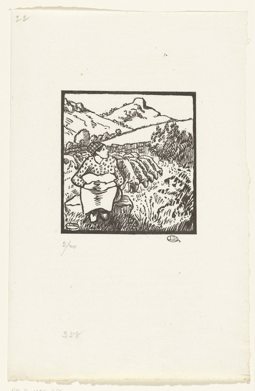 Hirtin von Lucien Pissarro