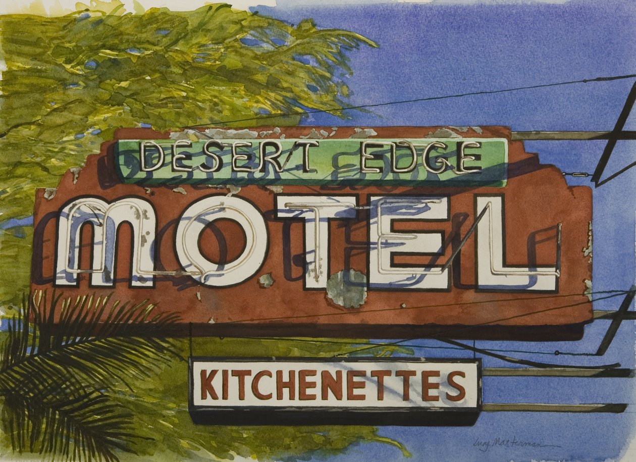 Desert Edge Motel, 2006 von Lucy Masterman