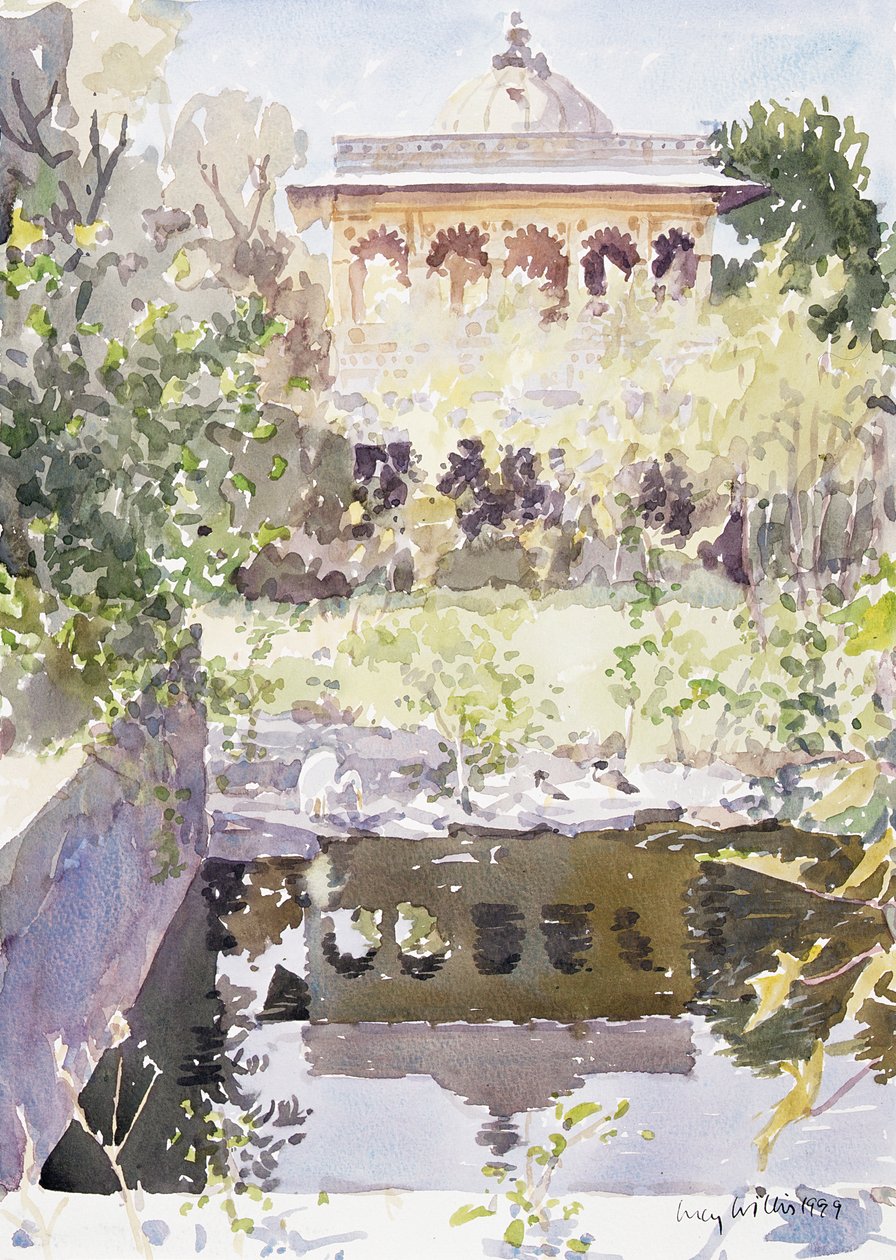 Vergessener Palast, Udaipur, 1999 von Lucy Willis