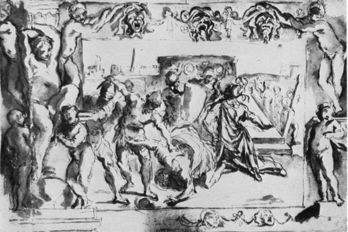 Tod von Tito Tazio von Ludovico Carracci