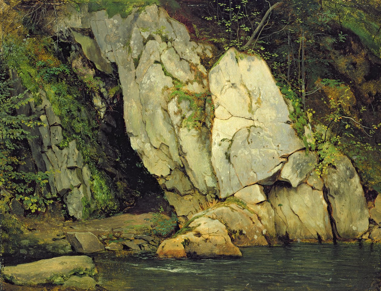 Das Nadelöhr, 1839-40 von Ludwig Adrian Richter