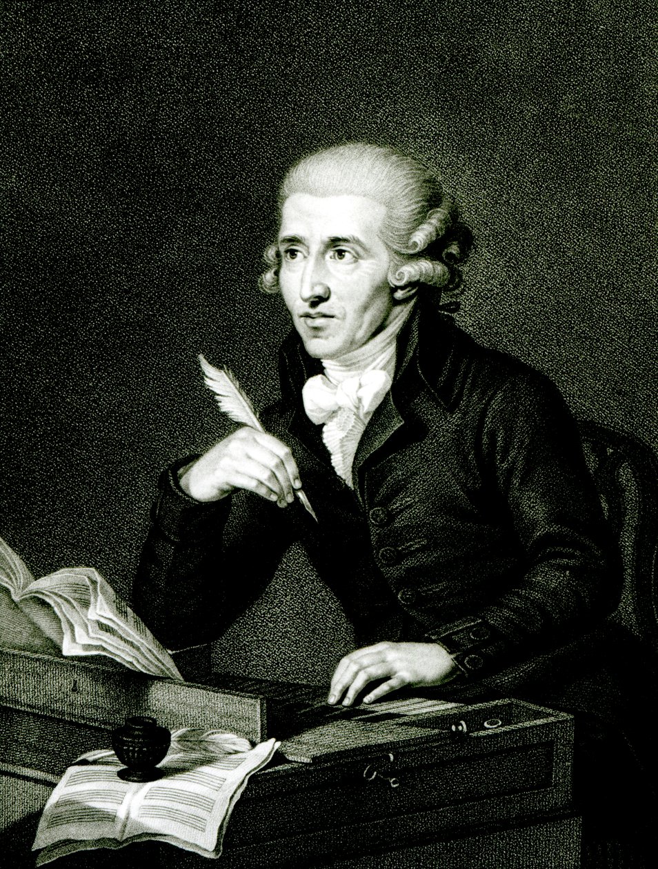 Joseph Haydn (1732-1809) ca. 1770 von Ludwig Guttenbrunn
