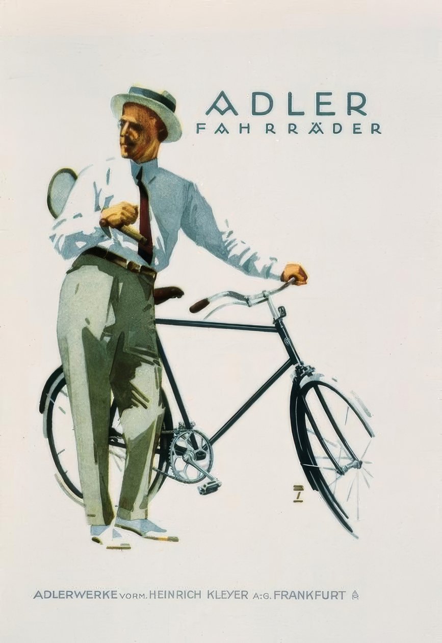 Adler Fahrräder von Ludwig Hohlwein