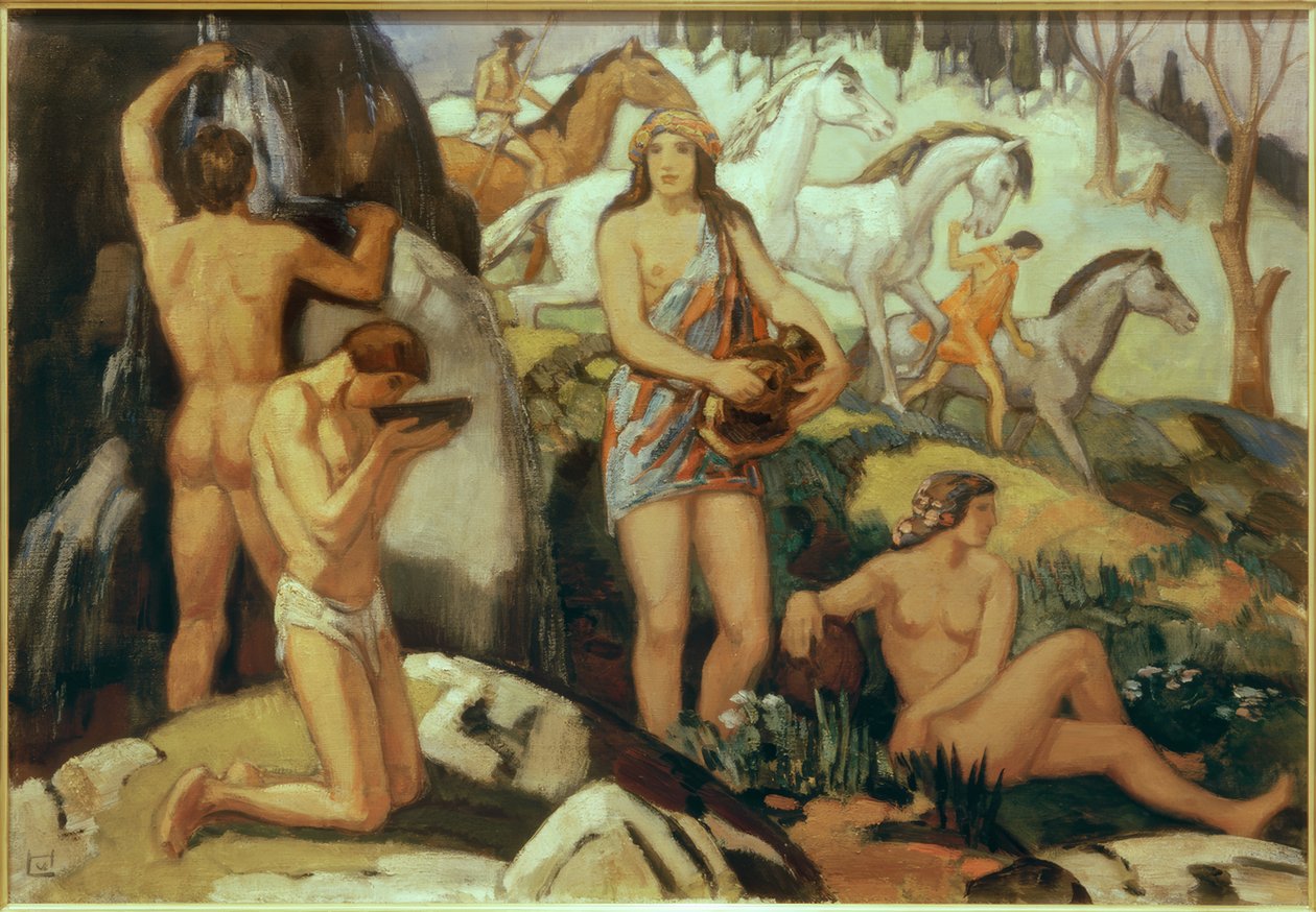 An der Quelle von Ludwig von Hofmann