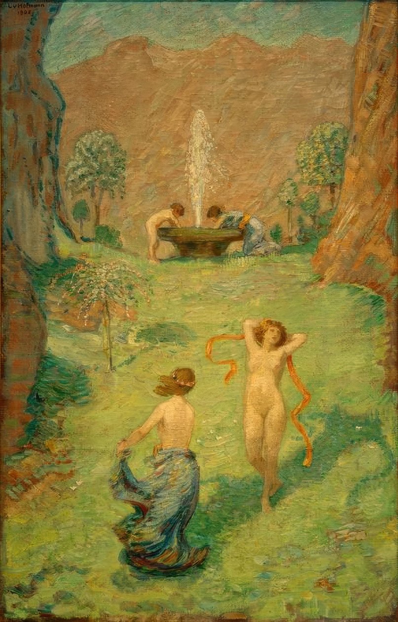 Frühlingstanz von Ludwig von Hofmann
