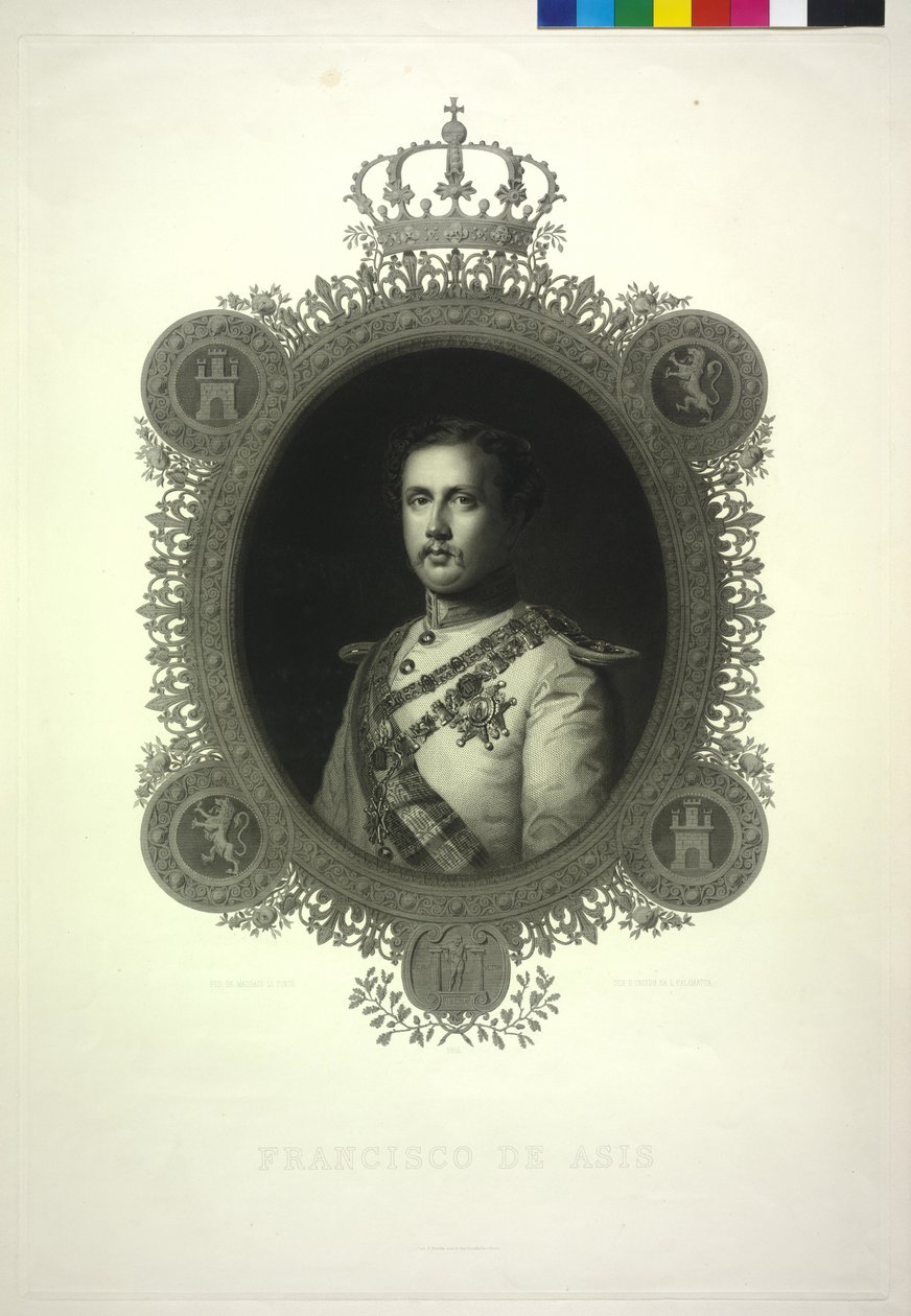 König von Spanien Franz von Luigi Calamatta