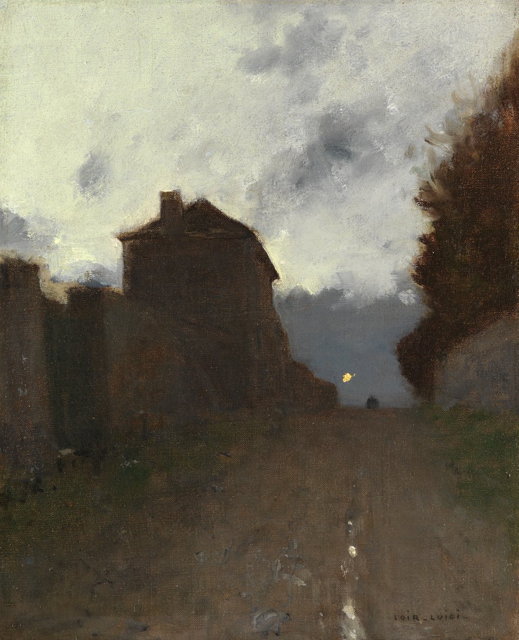 Montmartre bei Dämmerung von Luigi Loir