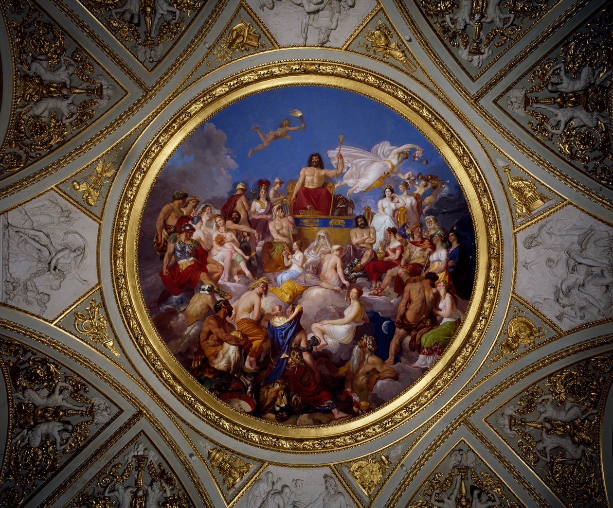 Olympus, Iliad-Raum, Palazzo Pitti (Fresko) von Luigi Sabatelli