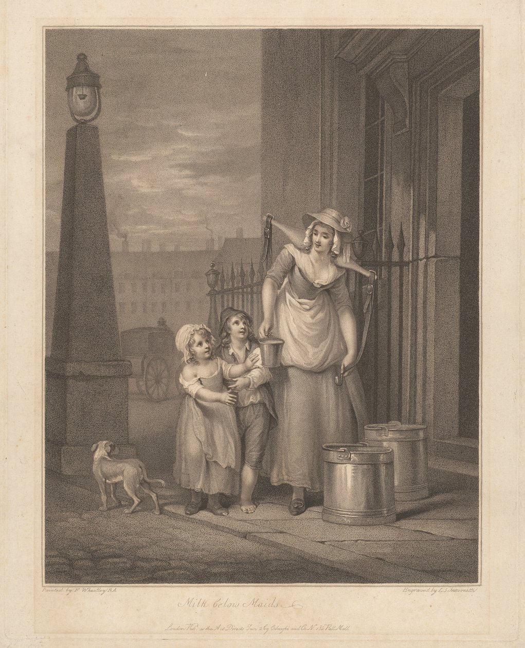 Milch unter Mägden von Luigi Schiavonetti