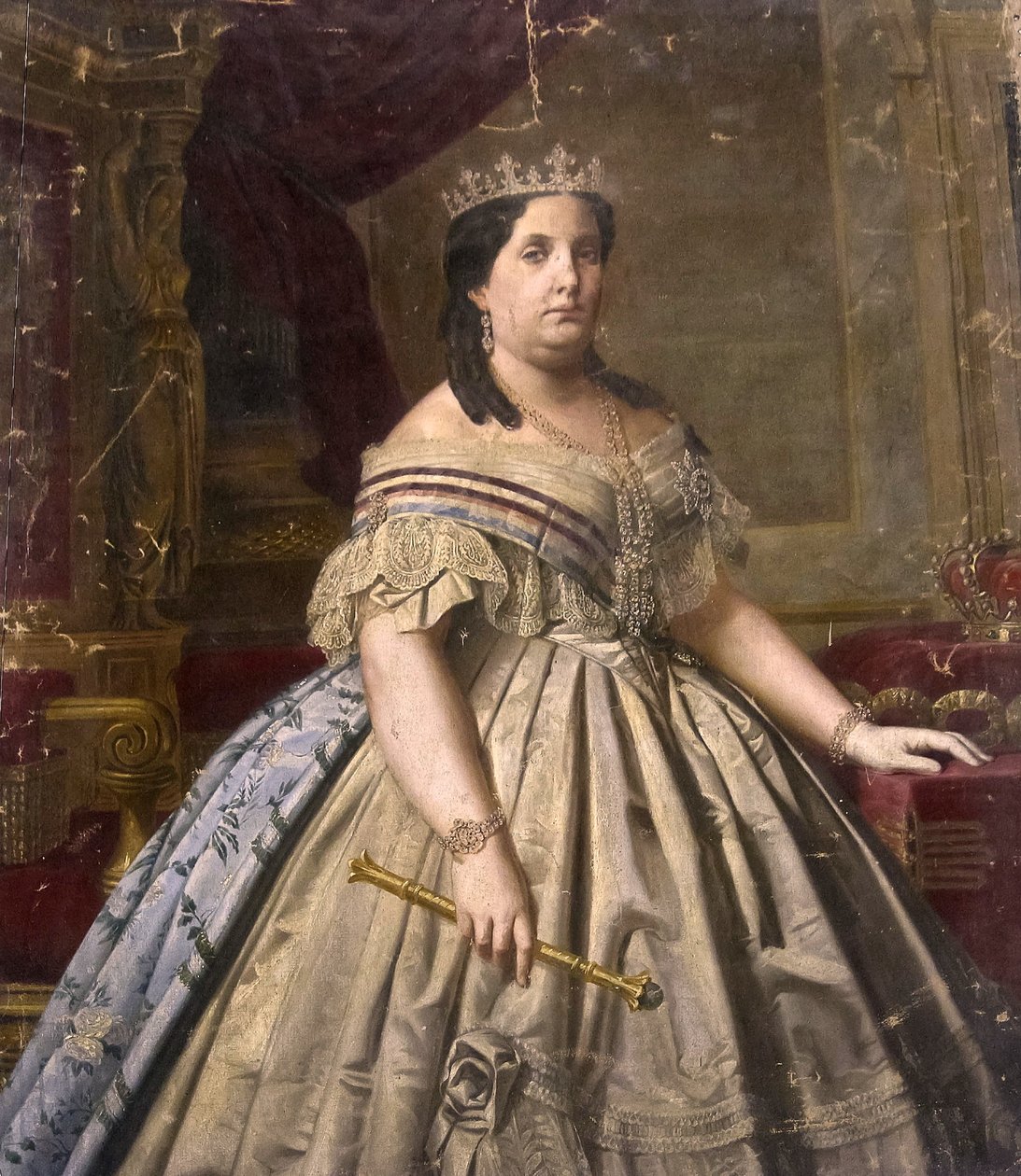 Isabel II von Spanien von Luis de Madrazo