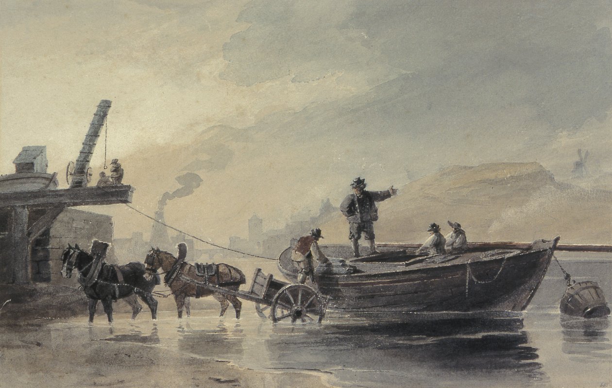 Eine Flusslandschaft von Luke Clennell