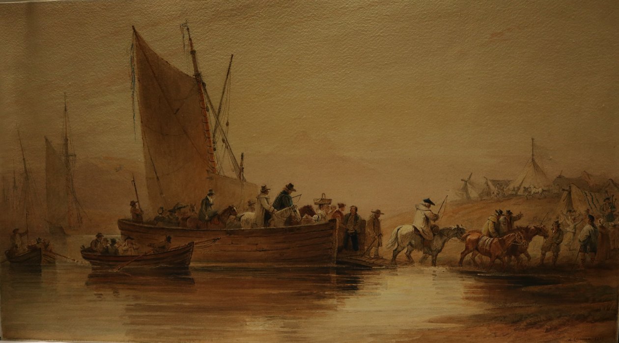 Auf dem Weg zur Messe von Luke Clennell