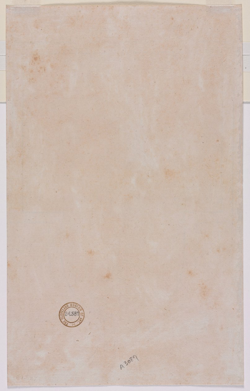 Architektonischer Plan verso von Luzio Romano