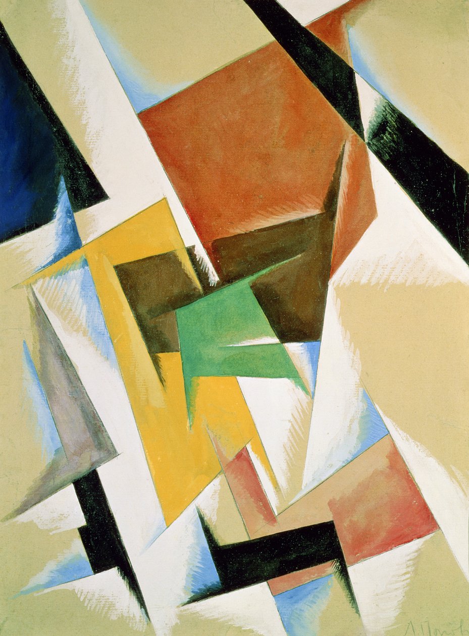 Komposition, 1921 von Lyubov Sergeevna Popova
