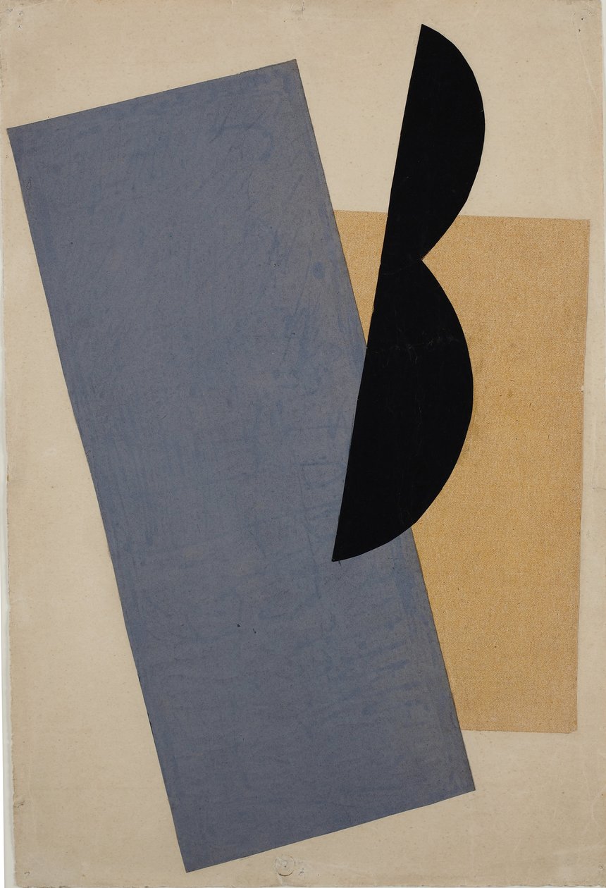 Komposition Blau-Gelb-Schwarz von Lyubov Sergeevna Popova