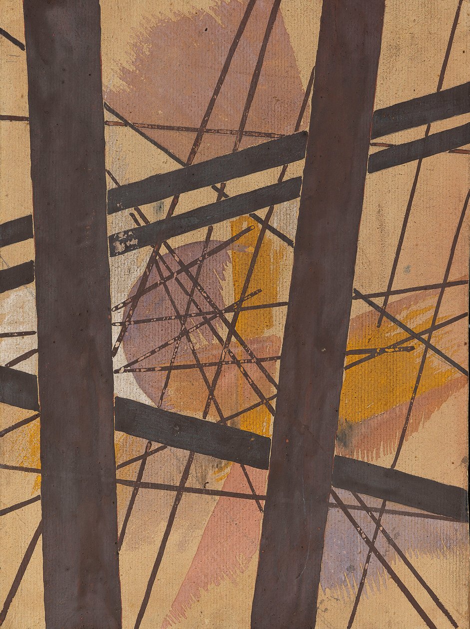 Weltraumkomposition, 1921-1922 von Lyubov Sergeevna Popova