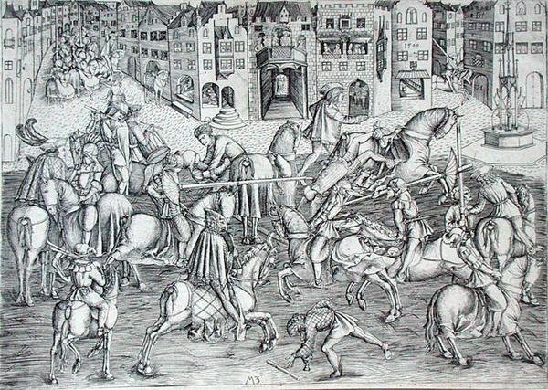 Das Turnier, ca. 1500 von MZ Master
