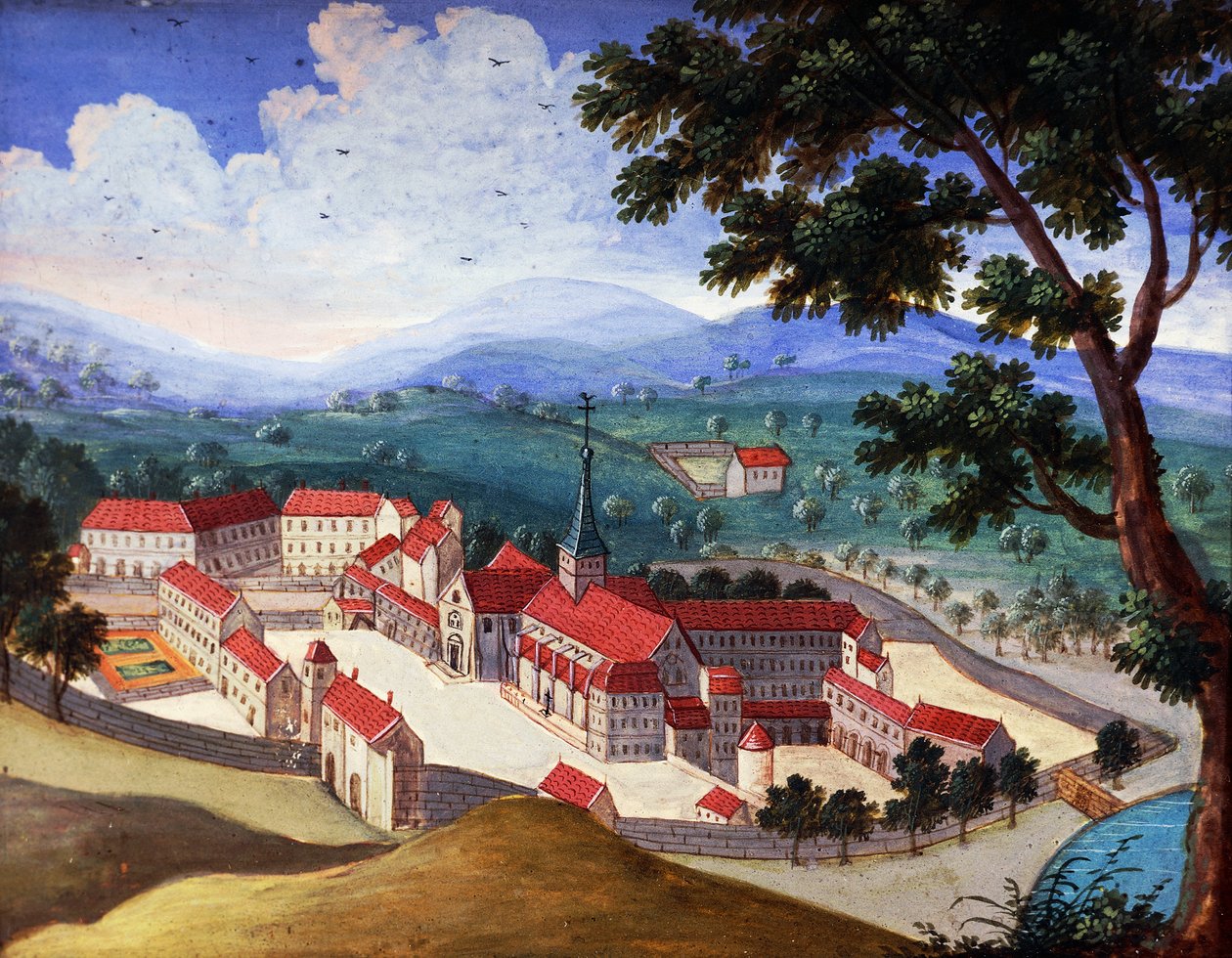 Abtei Port-Royal-des-Champs von Madeleine (attr. to) Boullogne
