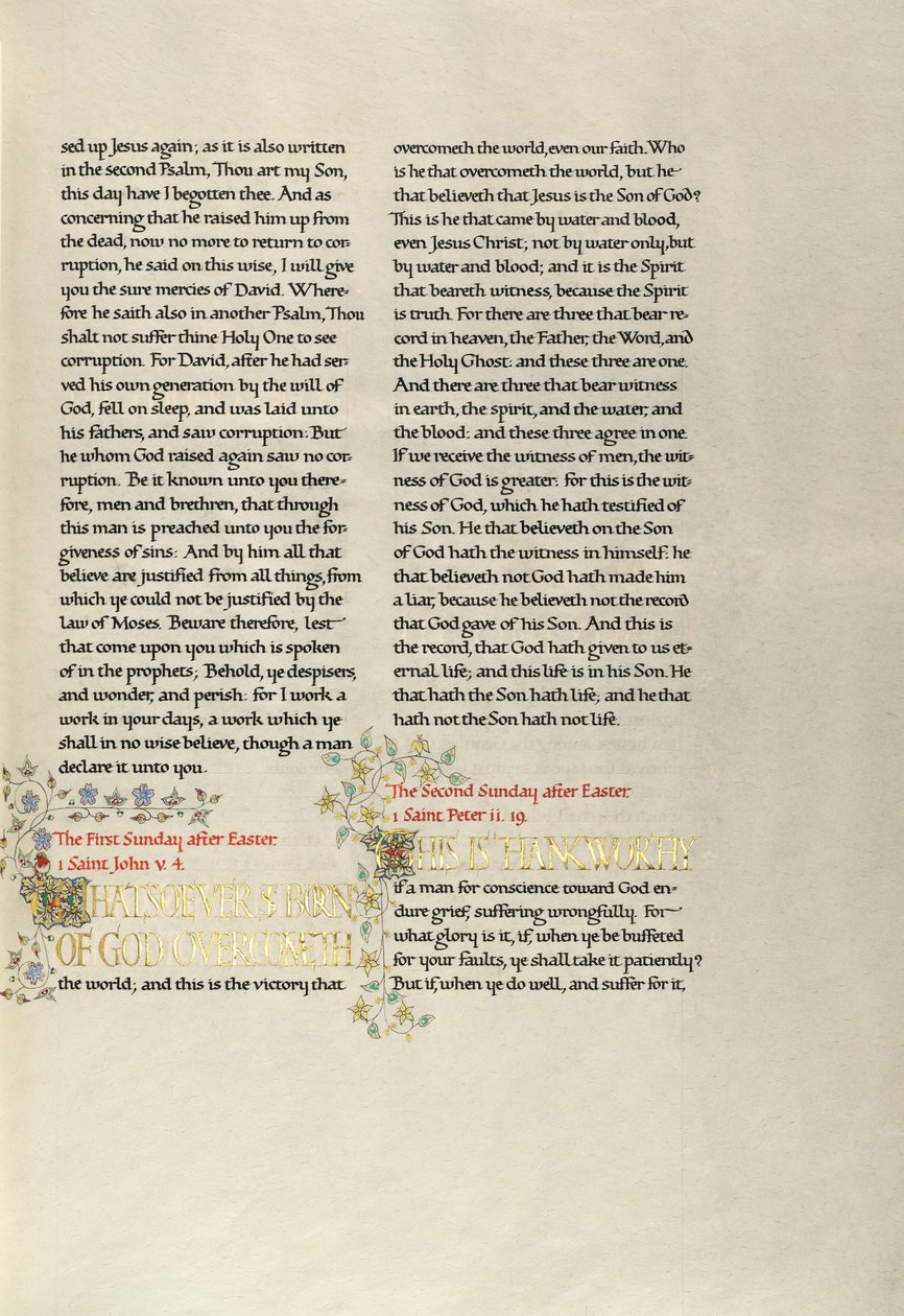 Geschmückte Textseite von Madelyn Walker