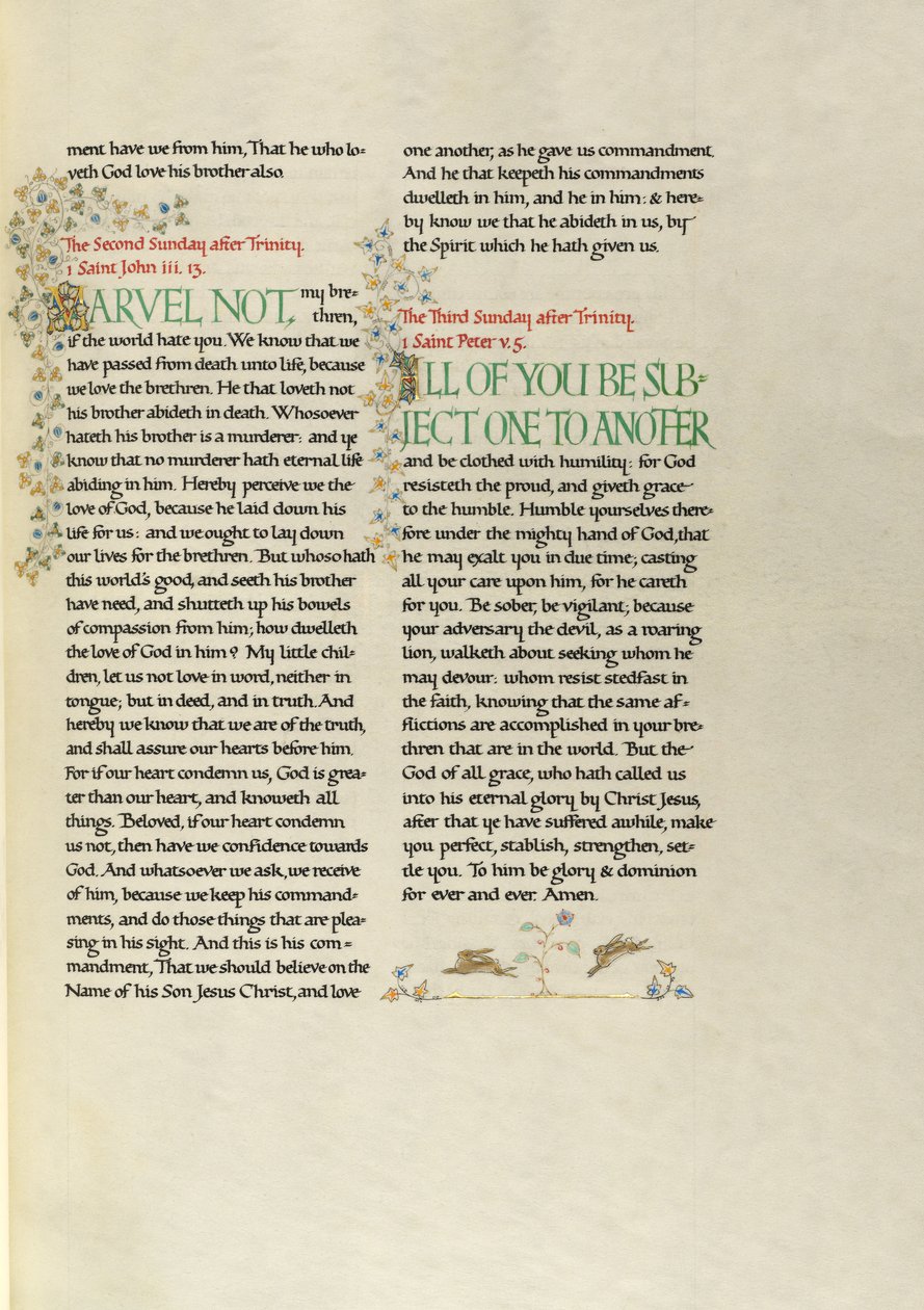 Dekorierte Textseite von Madelyn Walker