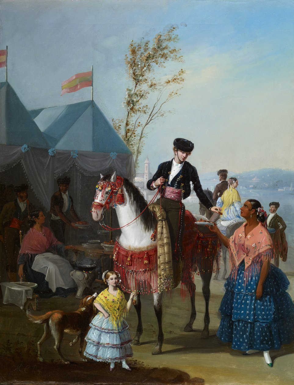 Der Krapfenstand von Manuel Cabral y Aguado Bejarano