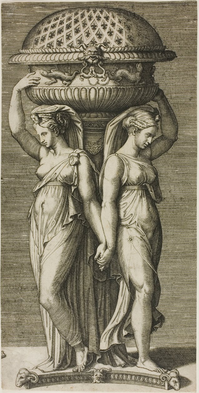 Der Weihrauchbrenner von Marcantonio Raimondi